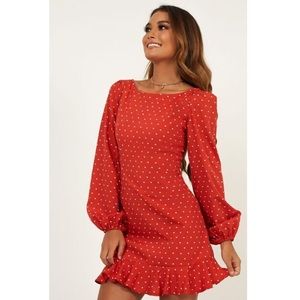 Showpo Summer Forever Mini Dress in Red